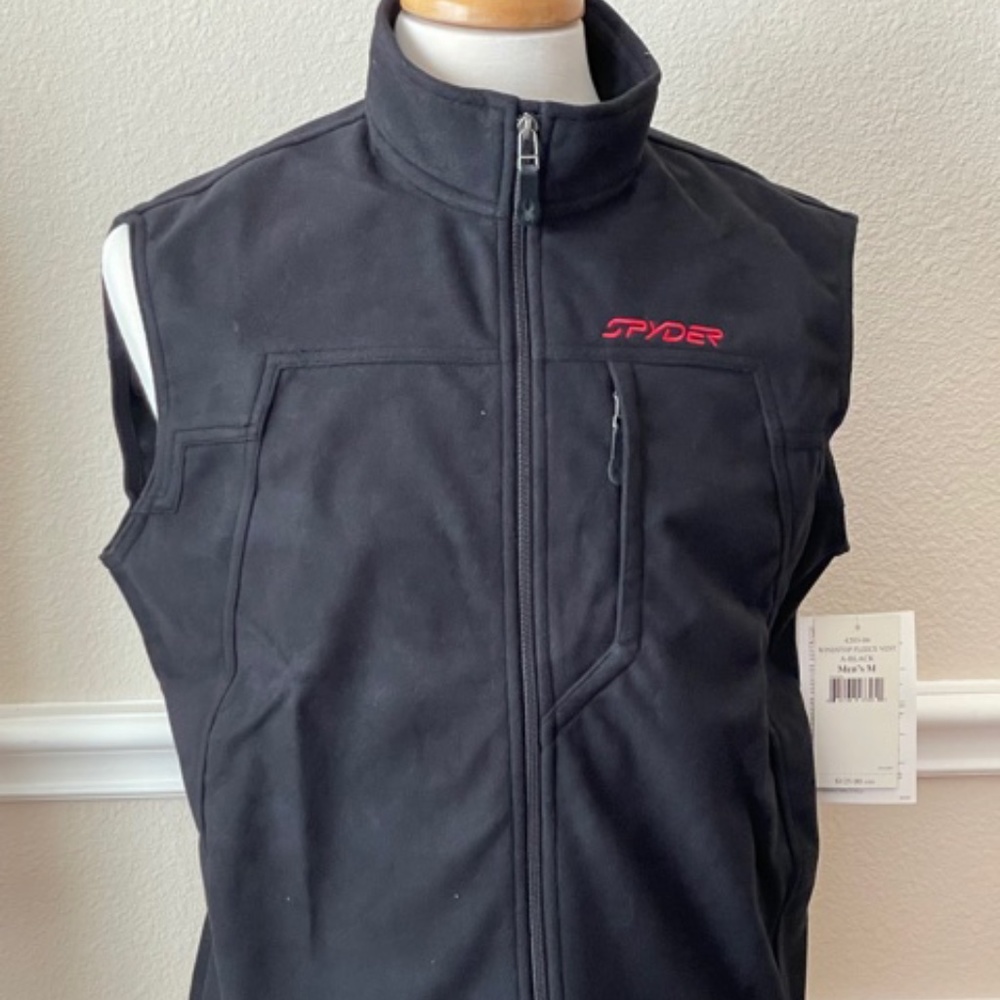 Spyder WINDSTOP FLEECE Vest Black